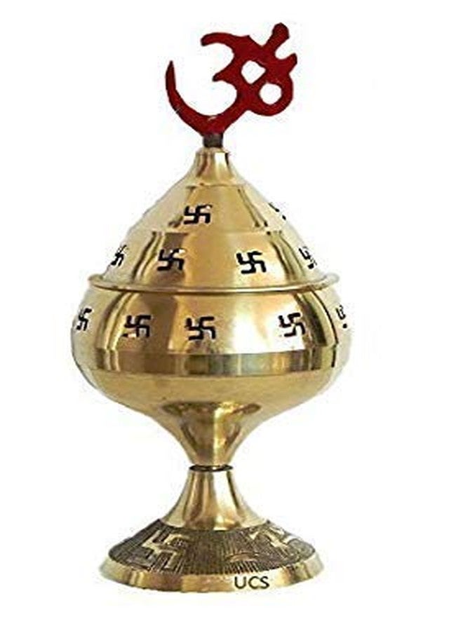 Sai Amrut S A Gifts Sai Amrut Shri Om Diya for Pooja Room - Image 1